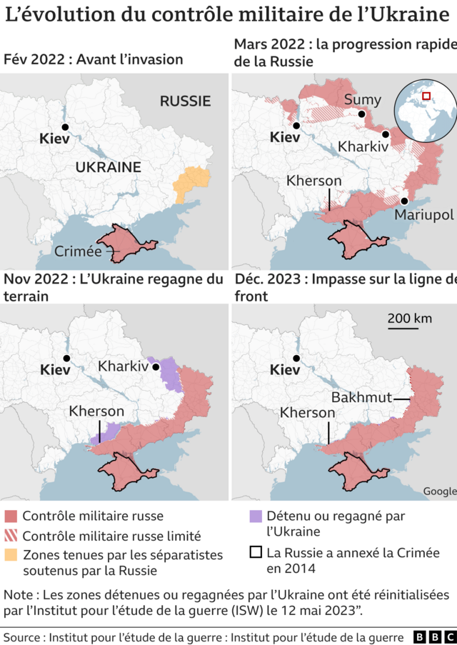 La guerre en Ukraine persiste malgré les efforts diplomatiques