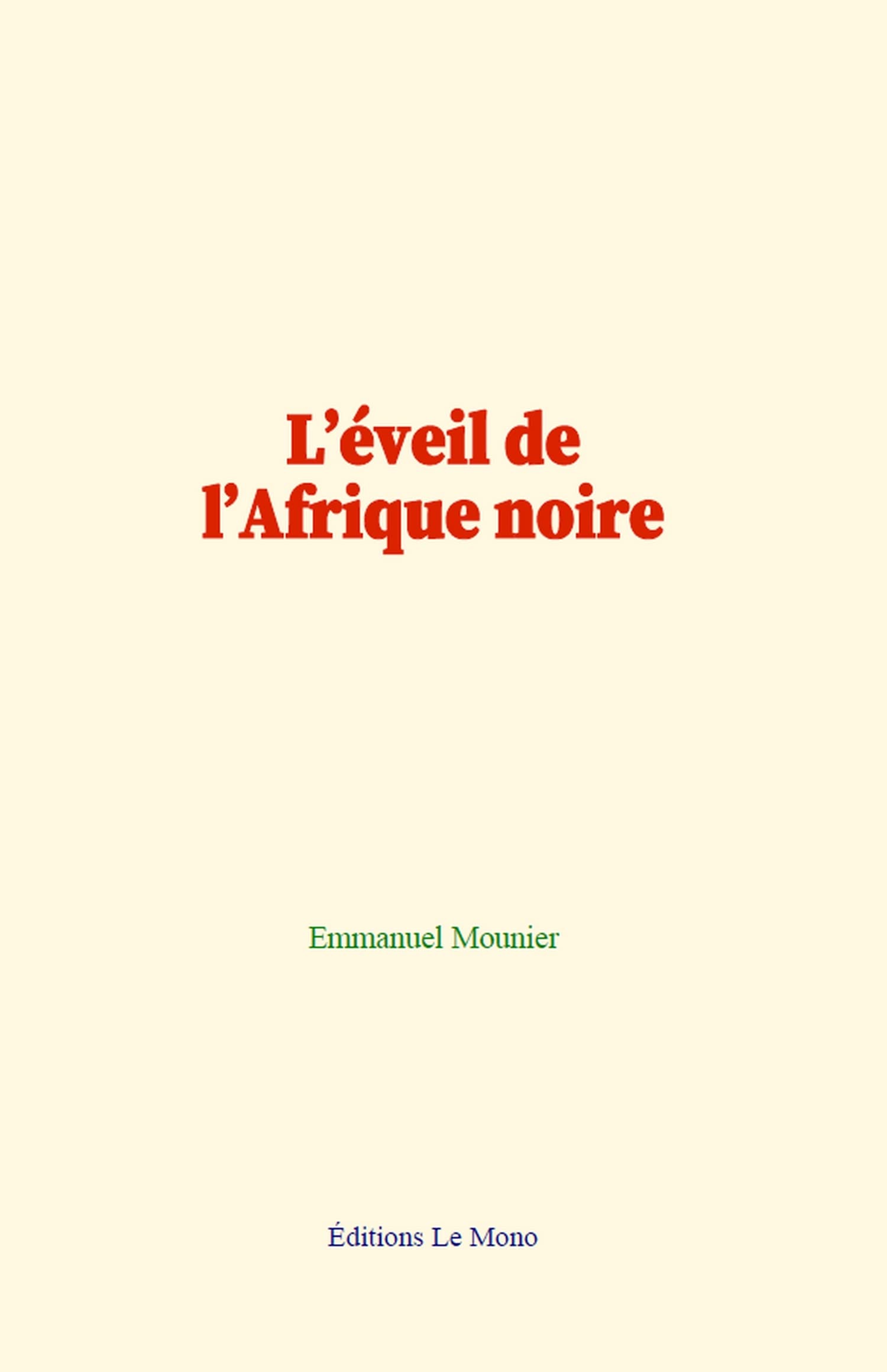 L’Éveil de l’Afrique : Une Révolution Inévitable