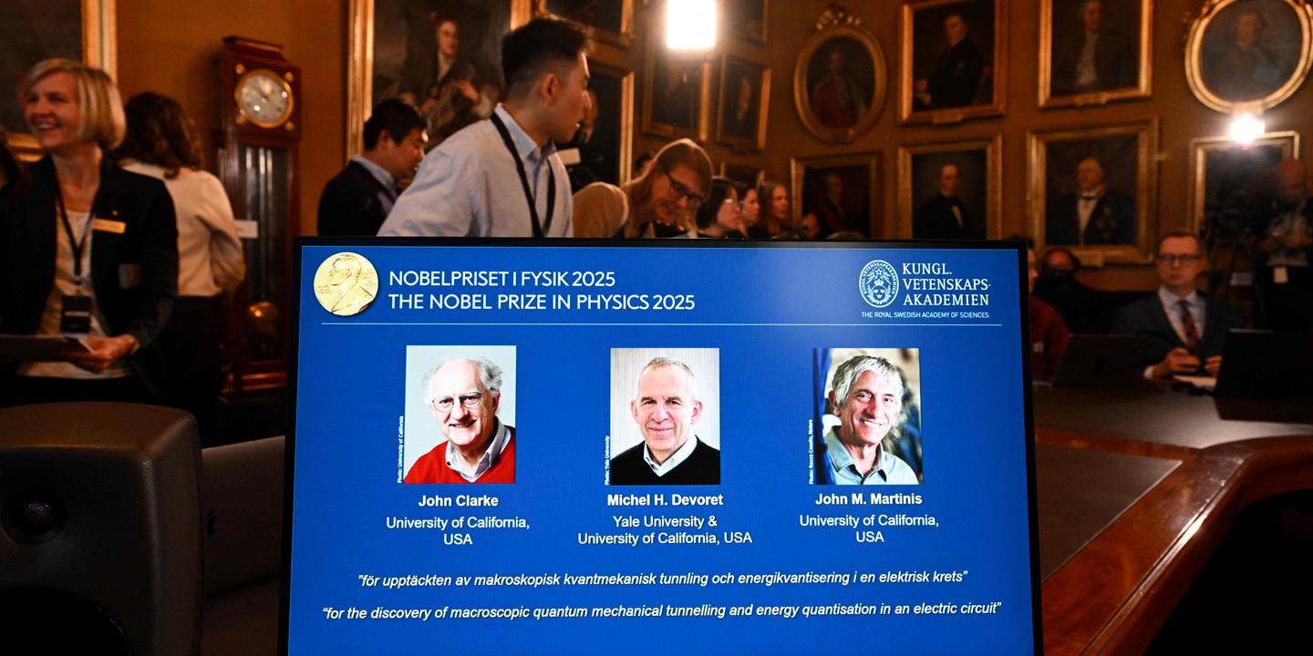 Le Nobel de physique récompense les pionniers de la mécanique quantique
